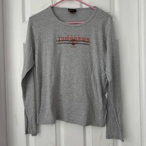 2007 Harley Davidson Tomahawk Fall Ride MDA Gray Long Sleeve Top